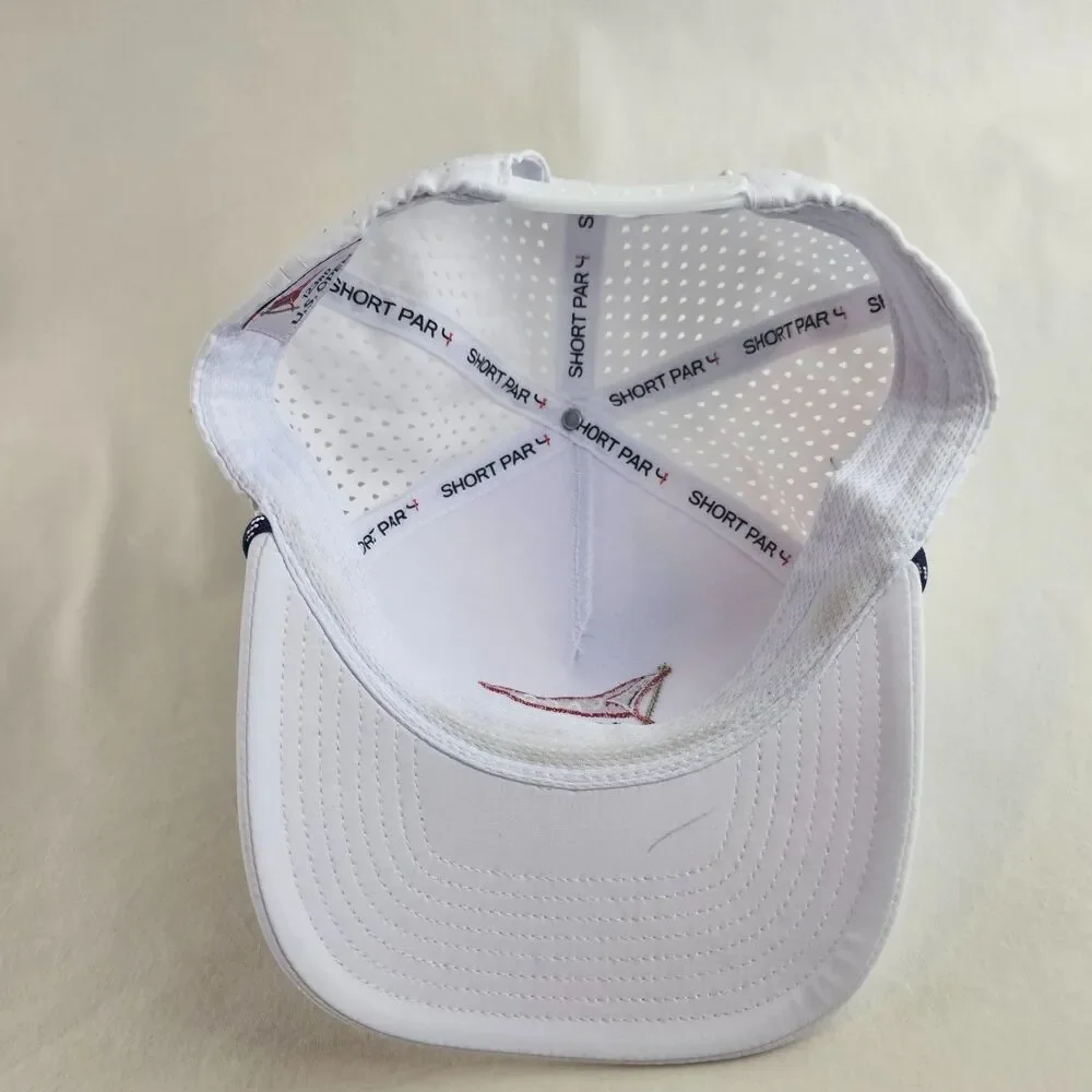 Short Par 4 LACC 123rd U.S. Open White Rope Golf Hat Performance Snapback Cap